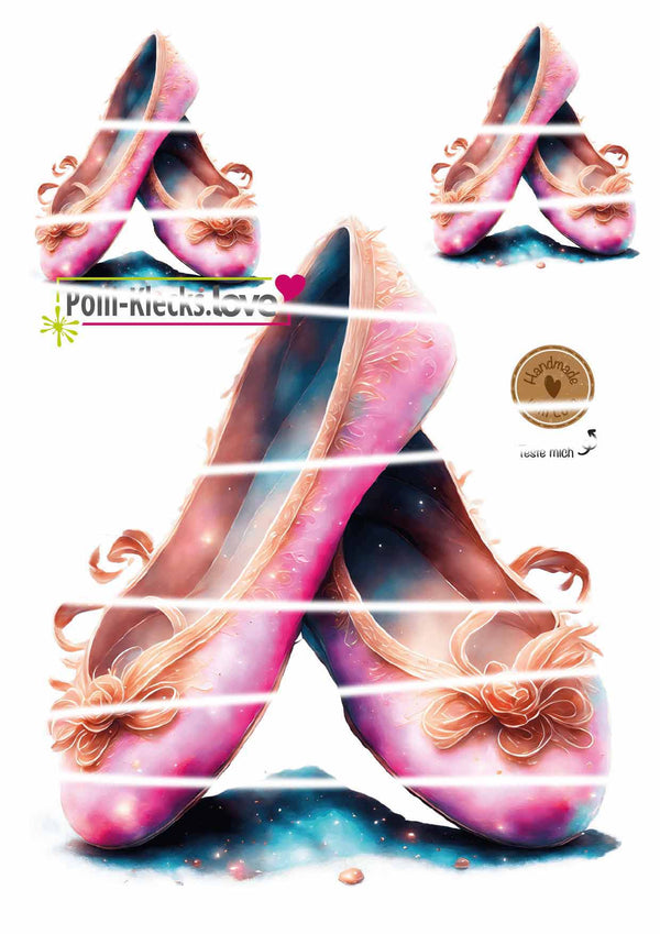 Bügelbilder-Set • Ballett oder Eis-Prinzessin