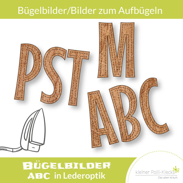 Bügel ABC Alphabet Buchstaben