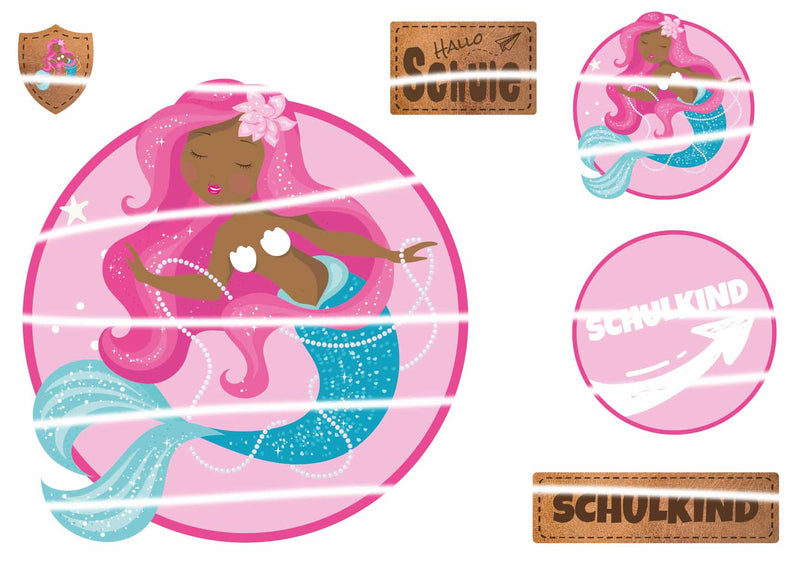 Bügelbilder-Set • Meerjungfrau