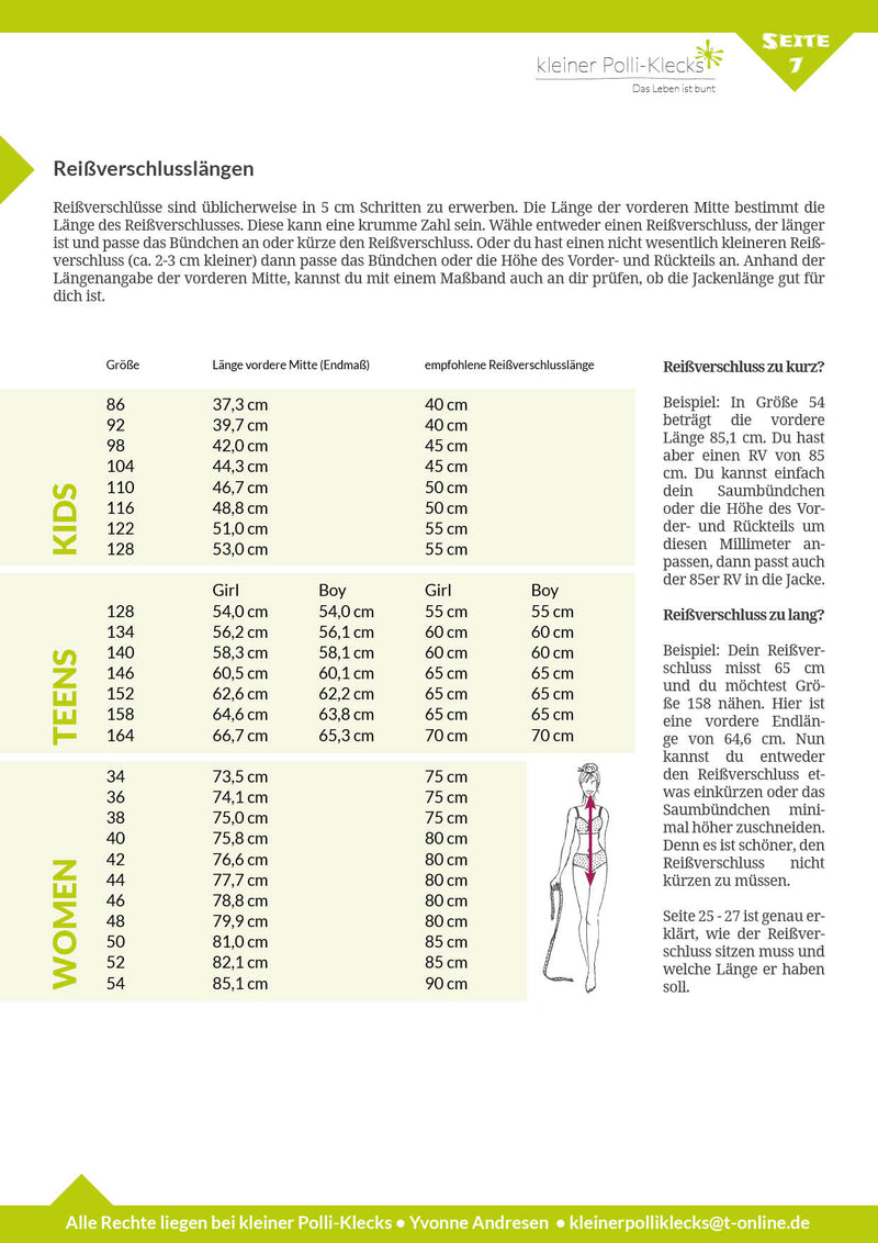 Galon-Sweatjacke_Masstabelle_kleinerpolliklecks2